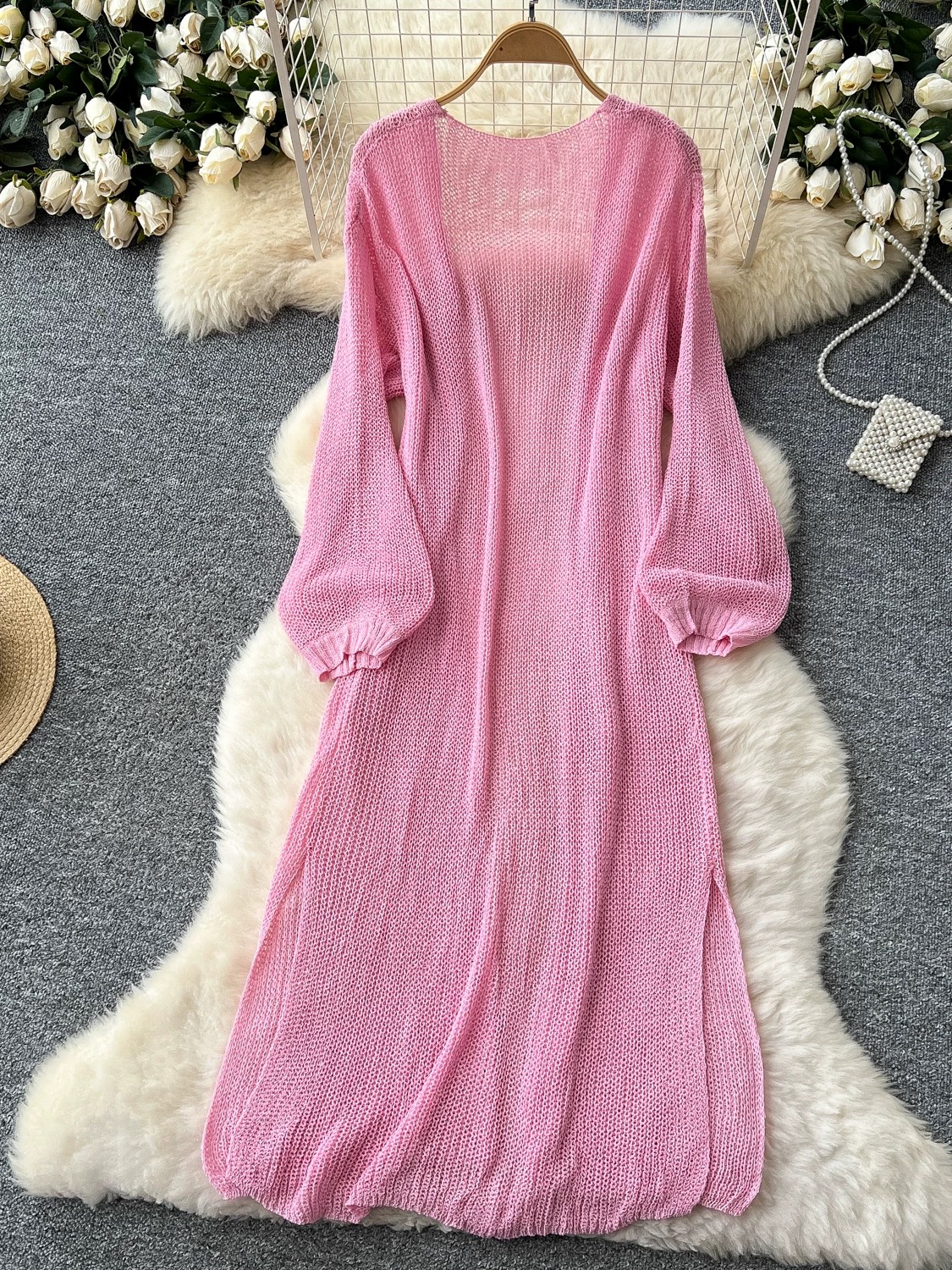 In the stars knitted kimono KM124 images